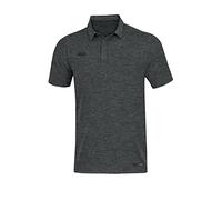 Jako Premium Basics Polo para Hombre, Talla M, Antracita Melange