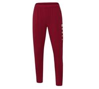 JAKO Premium Trainingshose Pantalones Deportivos, Mujer, borgoña, 34