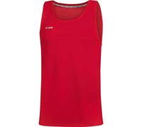 JAKO Run 2.0 - Camiseta de Tirantes Unisex para niños, Unisex niños, Camiseta de Tirantes para niños., 6075, Rojo Deportivo, 128