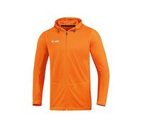 JAKO Run 2.0 Chaqueta con Capucha, Infantil, Naranja neón, 128
