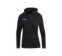JAKO Run 2.0 Chaqueta con Capucha, Mujer, Negro, 38