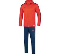 JAKO Striker 2.0 M9619 - Chándal con capucha para mujer (talla 36), color flama/azul marino