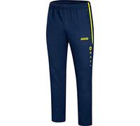 JAKO Striker 2.0 Pantalones de presentación, Mujer, Azul Marino/Amarillo neón, 58