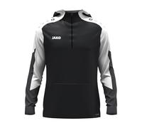 JAKO Sudadera con Capucha Unisex Dynamic, Negro/Blanco/Antracita, S