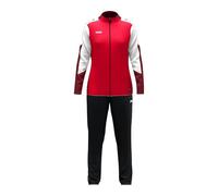 JAKO Traje de poliéster para mujer Dynamic, rojo/blanco/rojo oscuro, XL