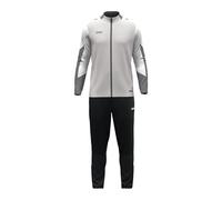 JAKO Traje de poliéster unisex Dynamic, gris claro/blanco/gris, M