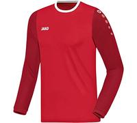 JAKO Trikot Leeds - La Camiseta de fútbol, Hombre, Trikot Leeds LA, Rot/Dunkelrot, Large