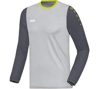 Jako Trikot Leeds - La Camiseta de fútbol, Hombre, Trikot Leeds LA, Silbergrau/Anthrazit/Lime, Small