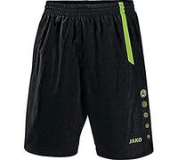 JAKO Turin - Pantalones de Deporte para Hombre, Hombre, Pantalones Deportivos Turin., 4462, Negro y Verde neón, 116