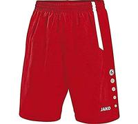 JAKO Turin Sporthose ohne Innenslip Kids rotweiss 164