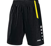 JAKO Turin Sporthose ohne Innenslip schwarzgelb L