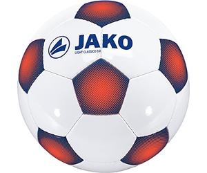 Jako Unisex Light Classico 3.0 Ball, Color Weiß/Night Blue/Flame, tamaño 5