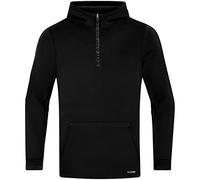 JAKO Zip Hoodie Pro Casual Sudadera con Capucha, Negro, Medium Unisex Adulto