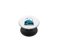 Jakobsweg Mujer Caminando Santiago de Compostela 2026 PopSockets PopGrip Adhesivo