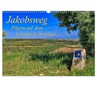 Jakobsweg - pilgern auf dem Camino de Santiago (Wandkalender 2027 DIN A3 quer),