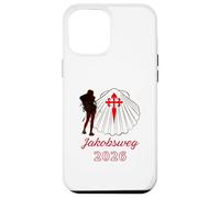 Jakobsweg Santiago Compostela 2026 Señora Peregrina Carcasa para iPhone 12 Pro MAX