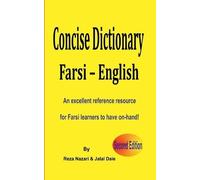 Jalal Daie Reza Nazari Farsi - English Concise Dictionary (Tapa blanda)