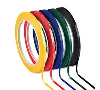 Jalan 5 Rollos Cinta Para Pizarra Blanca, 3 mm x 66 m Cinta Gráfica de Pizarra Blanca Autoadhesiva