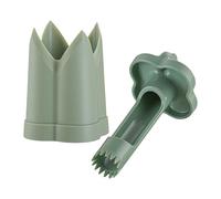 Jalapeño Corer Tool - 2 en 1 Pepper Core Remover, Serrated Blade, Comfortable Handle Design, Lightweight Durable Build | Quick Bell Cutter for BBQ Vegetables Cooking Kitchen Preparation