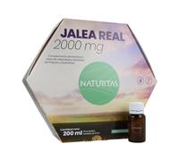 Jalea real 2000 mg con própolis y equinácea | 20 ampollas de 10ml | Naturitas Essentials | Jalea real + Própolis + Equinácea | Defensas naturales en ampollas | Productos Apícolas