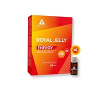 Jalea real con Ginseng y Vitaminas | Jalea Real Adultos Pura 20 viales Sin Azúcar| HDA 2.3% Premium Quality| Mejora rendimiento físico e intelectual, Más Energía y Defensas Activas| Bodyathlon