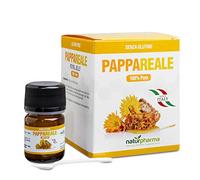Jalea Real Pura 100% Naturpharma - Royal Jelly Natural, Energía y Vitalidad, Made in Italy, Sin Gluten, Suplemento Alimenticio en Tarro con Cuchara