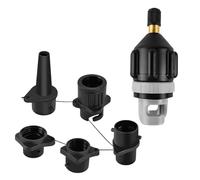 JALEVID Adaptador SUP para Bomba de Aire y Compresor 5 Pcs, Convertidor de Válvula, Adaptador de Válvula para Paddle Surf, Kayak, Canoa, Bote Inflable, Tabla Hinchable y Accesorios Náuticos