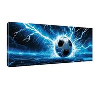 Jalican 5D Fútbol Diamond Painting Kits for Adults, Pintura Diamante Kits for Kids, Cuadrado Full Drill Diamond Art Painting, DIY Diamonds Gem Art Painting para Hogar Decoracion Regalos 30x75cm K-997