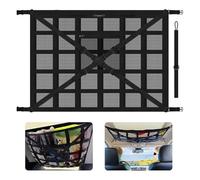 JALILAN 1 Pieza Red de Almacenamiento de Techo de Coche para Skoda Octavia Scout Combi AB Bj.2021, Organizador Interior de Techo con Cremallera en Malla Reforzada