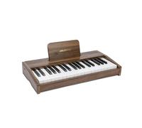 JALOKEE Teclado de piano infantil, piano digital para niños, instrumento musical educativo de juguete, piano de madera para niños y niñas mayores de 3 años (Nogal, 37 Teclas)