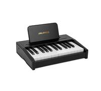 JALOKEE Teclado de piano infantil, piano digital para niños, instrumento musical educativo de juguete, piano de madera para niños y niñas mayores de 3 años (Negro, 25 Teclas)