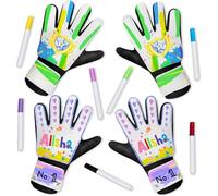 Jalunth Guantes Portero Futbol Niño - Tableta de Escritura Pizarra Infantil Guantes Fútbol Entrenamiento con Fuerte Apretones Palmas e 7 rotuladores para Niñas Joven Junior Navidad Regalos