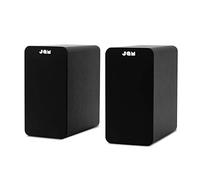 JAM, Altavoces de estantería Bluetooth - Compactos, sistema de altavoces dobles con alimentación de red, función de entrada auxiliar, controlador de 4 pulgadas, amplificadores de alta definición