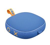 Jam Hang apretado. Altavoz Bluetooth, 12 horas de reproducción, impermeable, a prueba de caídas, certificación IP67, controlador de 5W, puerto de entrada auxiliar, azul