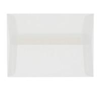 Jam Paper 4bar A1 Sobres de invitacin de vitela translcida - 3 5/8 x 5 1/8 - Clear - 25/Pack