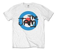 Jam the - T-Shirt # M Kids White # Spray Target Logo