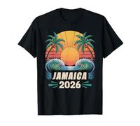 Jamaica 2026 Retiro de Luna de Miel de Vacaciones Familiares Tropicales Camiseta