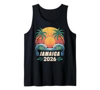Jamaica 2026 Retiro de Luna de Miel de Vacaciones Familiares Tropicales Camiseta sin Mangas
