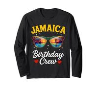 Jamaica Birthday Crew 2026 Girls Trip Jamaica Cruise Squad Manga Larga
