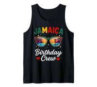Jamaica Birthday Crew 2026 Matching Family Trip Cruise Squad Camiseta sin Mangas