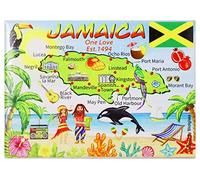 Jamaica Caribbean Frigorífico Collector 's Imán de souvenir 2.5 x 3.5 "[Cocina]