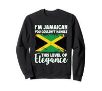 Jamaica Flag Proud Elegant Jamaican Boyfriend Girlfriend Sudadera