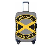 Jamaica - Funda protectora de equipaje personalizada con estampado de escudo de armas para viajes y negocios, Black, XL