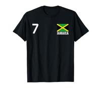 Jamaica Número Bandera Nacional Patrimonio del Orgullo del Camiseta
