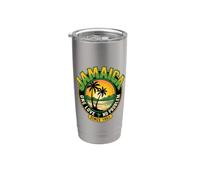 jamaica one love no problem desde 1982 reggae Vaso térmico de acero inoxidable de doble pared