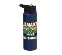 Jamaica Small Island Independencia masiva 6 de agosto de 1962 Stainless Steel Insulated Water Bottle