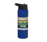 Jamaica Small Island Independencia masiva 6 de agosto de 1962 Stainless Steel Insulated Water Bottle