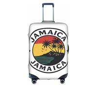 Jamaica Tropic-Standard-Scale-4_00x - Funda protectora para maleta, lavable, con cremallera oculta, White, M