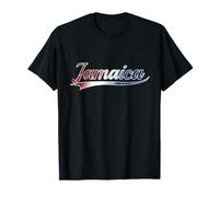 Jamaica USA Patriotic Red White and Blue Flag Pride Camiseta