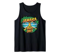Jamaica Vibes Only Tropical Island Humor, Vida en la Playa Camiseta sin Mangas